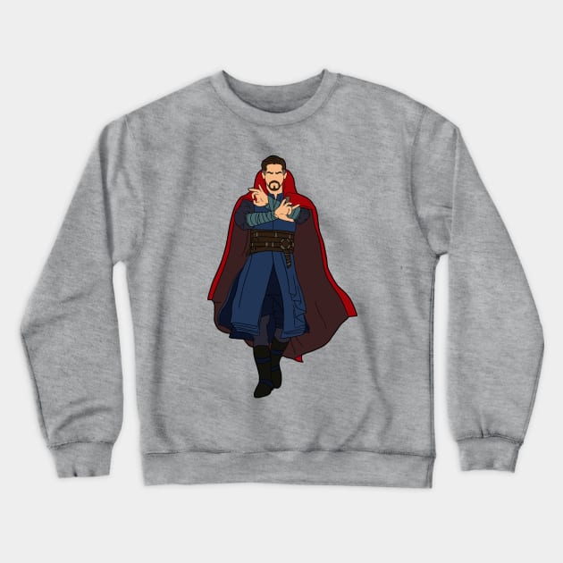 Dr Strange Crewneck Sweatshirt by TrevorBrenan